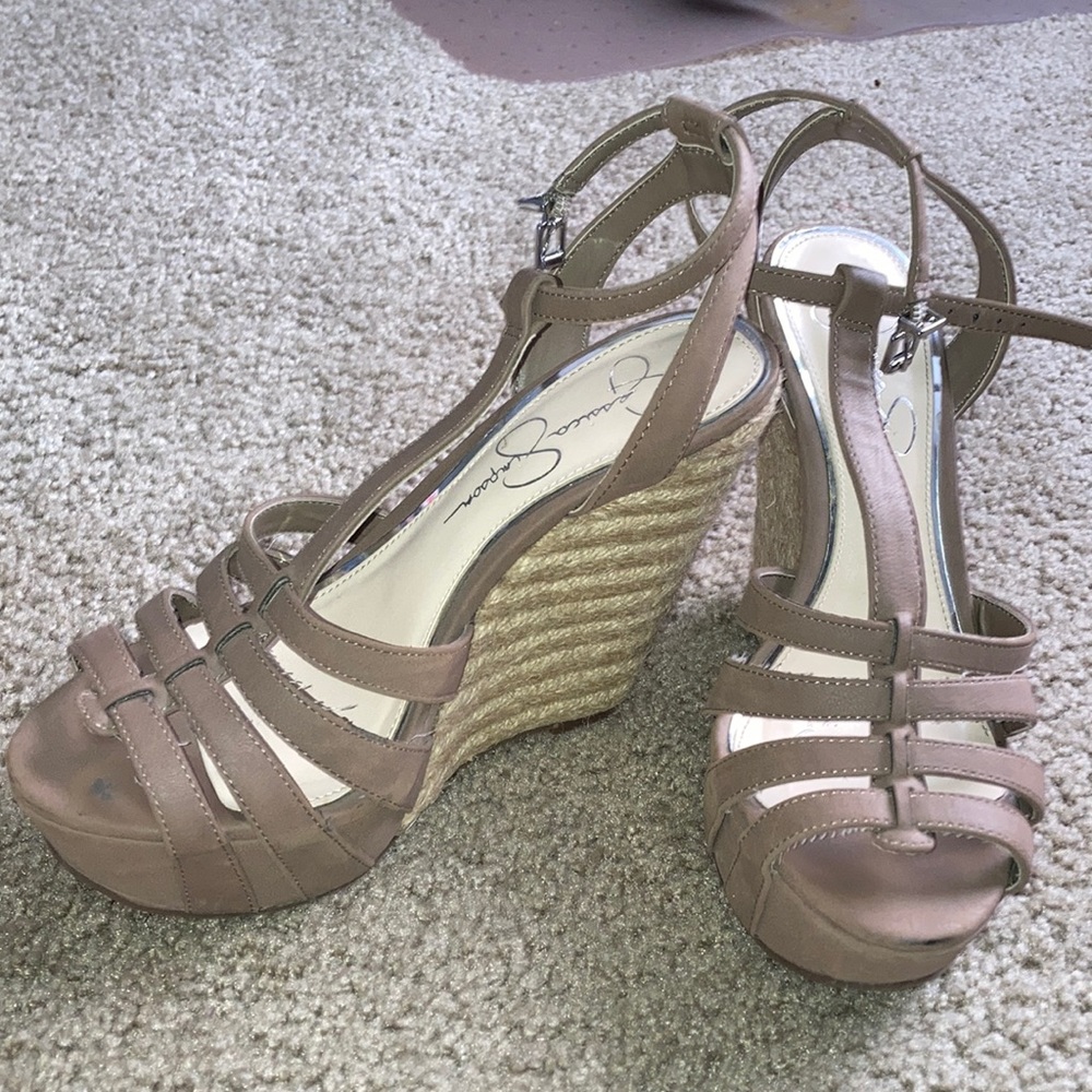 Jessica Simpson wedges